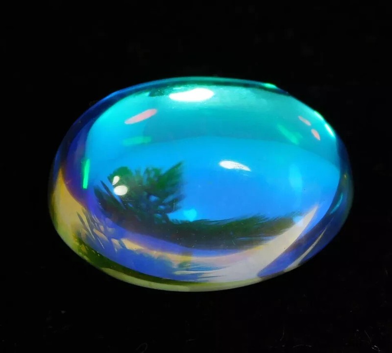 Oval Cut 8-10 Ct Natural Mystic Topaz Multi-Color Loose Gemstone EGL Certified gallery