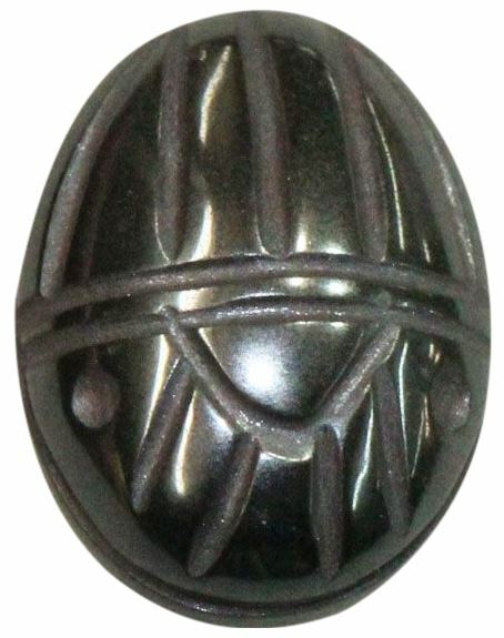 Natural Fine Hematite Scarab – Oval – South Africa – AAA Grade