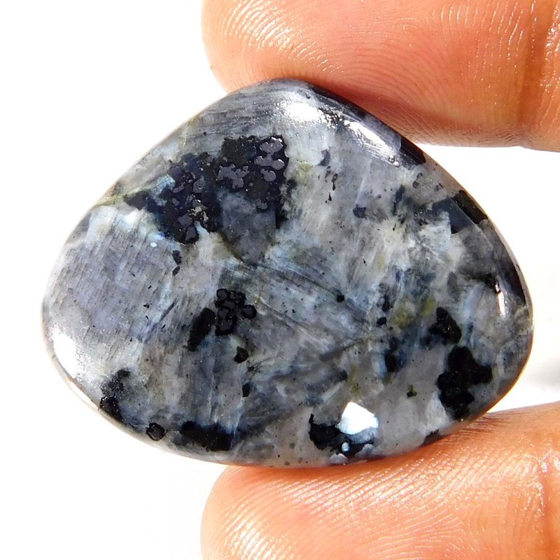 Larvikite 100% Natural Pear Cabochon Loose Gemstone 38.15Cts.