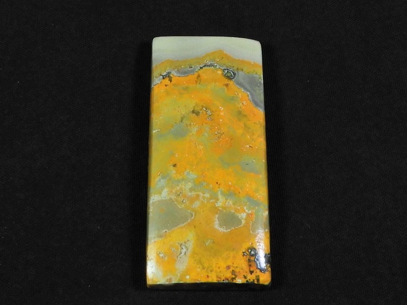 19X42X05MM Natural Bumble Bee Jasper Octagon Cabochon Loose Gemstone 52Cts.