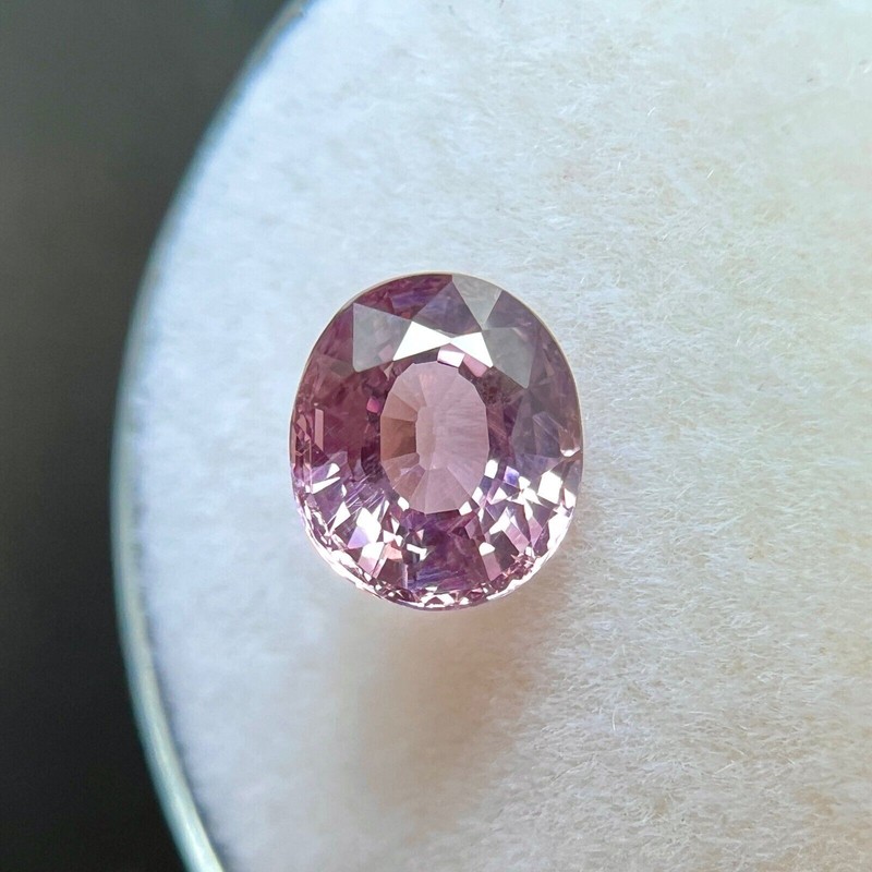 1.38ct Fine Pink Purple NATURAL Spinel Oval Cut 6.8x6mm Loose Gemstone VS gallery