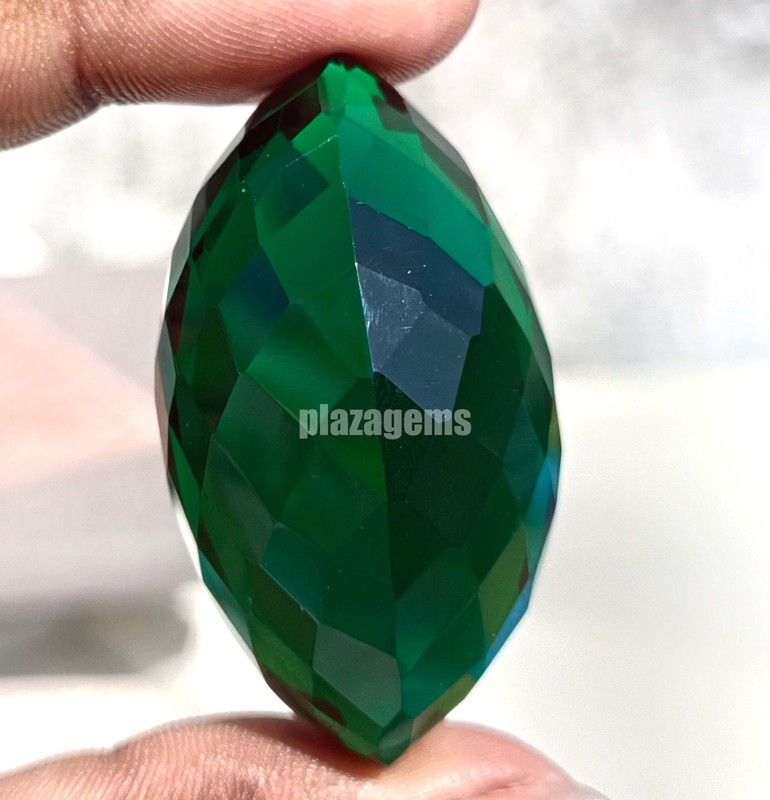 Moldavite Gemstone 145.20 Carats – Natural Marquise Cut – EGL Certified 5SDR gallery