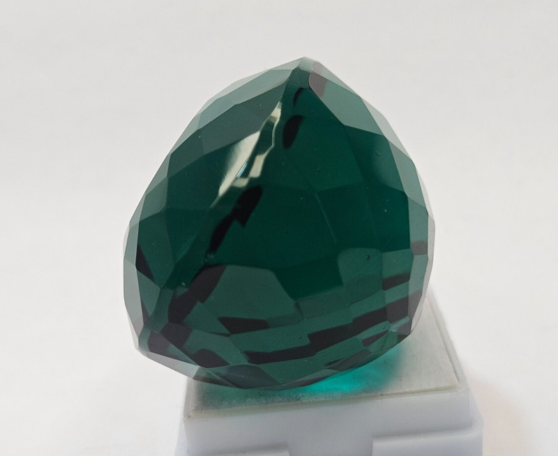 Colombian 244-245 Ct Green Dark Emerald Oval Cut EGL Certified Loose Gemstone gallery