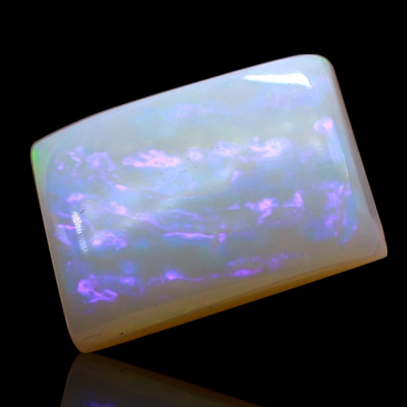 Natural Square Fire Opal Cabochon Unique Gemstone Australia 2.00 Cts 10x7x3 mm gallery