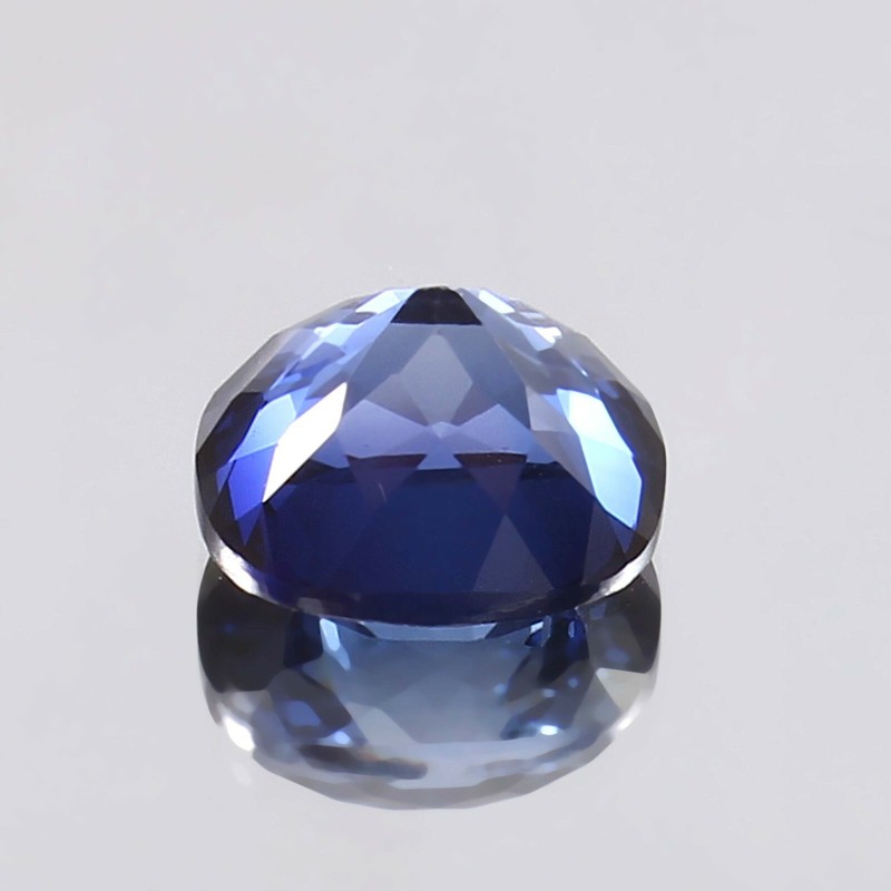 9x8 MM - AAA Natural Flawless Ceylon Blue Sapphire Loose Cushion Gemstone Cut gallery