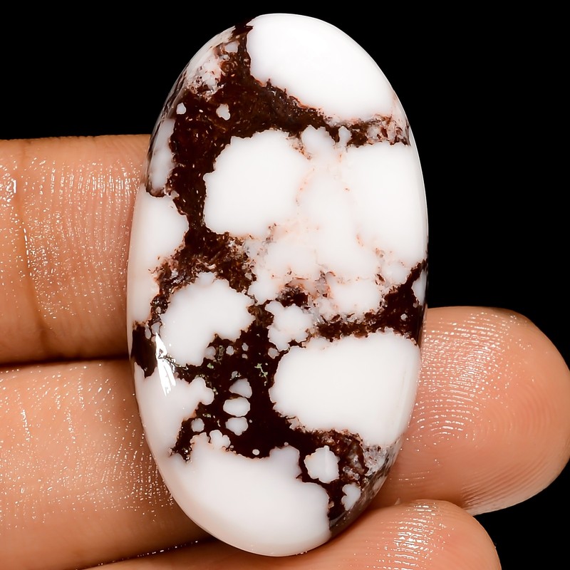 100% Natural Wild Horse Jasper Oval Cabochon Gemstone 52 Ct. 34X20X7 mm UG-1424