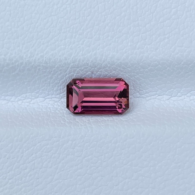 Natural Pink Tourmaline 1.06 Ct Emerald Cut | Congo | Loose Gemstone