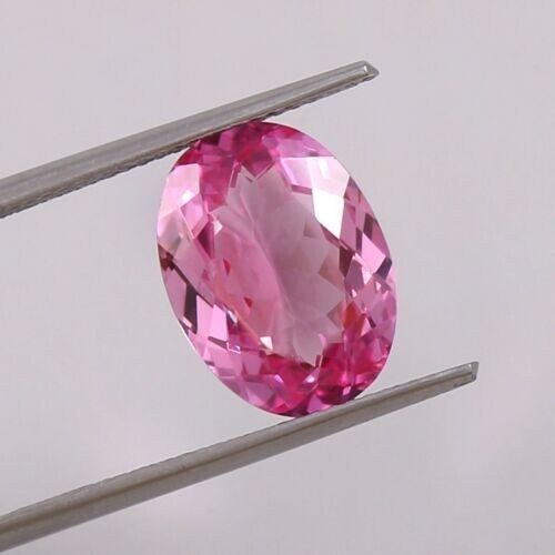 AAA Natural Flawless Ceylon Pink Sapphire Loose Oval Gemstone Cut 13×10 MM