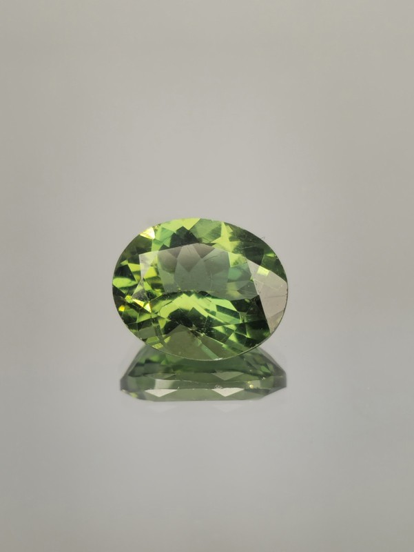 Tourmaline Natural Untreated Green 5.67 Carat Both Authenticated Natural Gems gallery