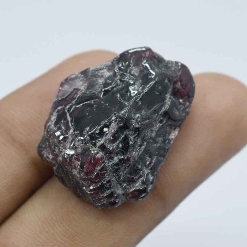 Red 190 Ct Uncut Raw Rough Natural Garnet Huge Size CERTIFIED Lot Gemstone gallery