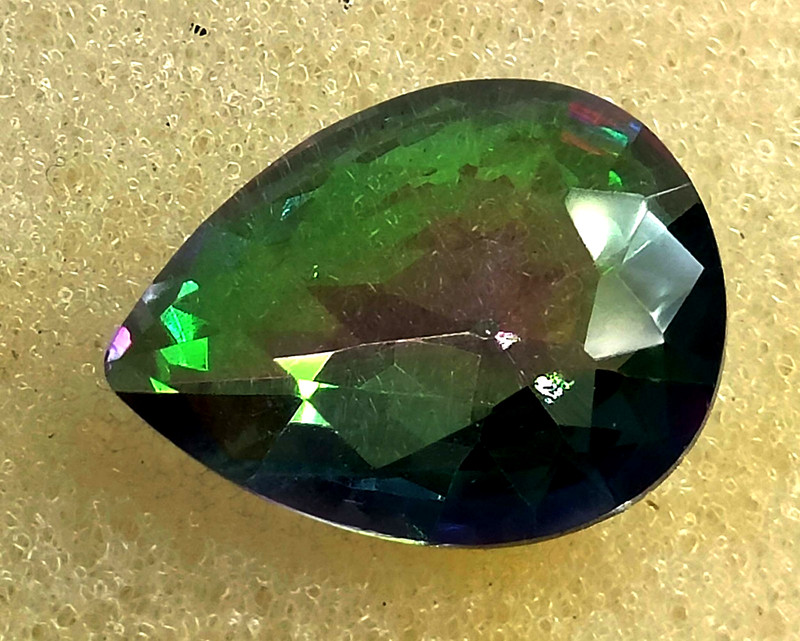 6.10Ct Best Offer Natural Bi-Color Alexandrite Pear Cut Certified Gemstone 6AGG