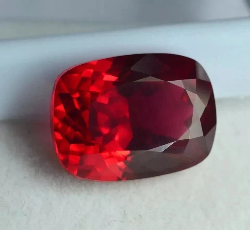 Red Ruby Burmese Cushion Cut 96-97 Ct Natural Loose EGL Certified Gemstone