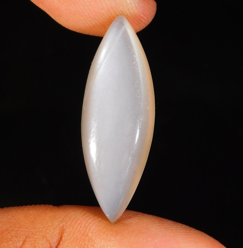 16CT 100% NATURAL FIRE PEACH MOONSTONE MARQUICE CABOCHON GEMSTONE 31X10X5MMCN=45