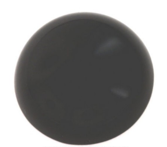 BLACK ONYX 12 MM ROUND CUT CABOCHON ALL NATURAL