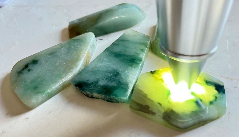 Authentic Burmese Polished Jadeite make Cabochon Pendants 323ct gallery