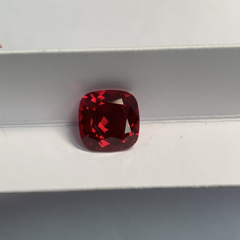 Lab-grown Ruby 0.5-10ct Cushion Cut AGL VVS1 Loose Gemstone for Jewelry DIY gallery