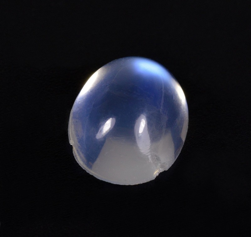 11 NATURAL MOONSTONE CABOCHONS 9MM X 7MM X 4MM gallery