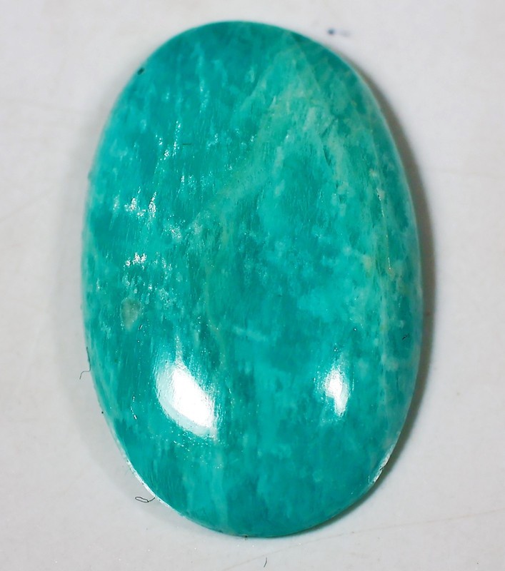 20 Ct 5X16X24 mm Natural Translucent Blue Green Amazonite Cabochon Gems HZ-79