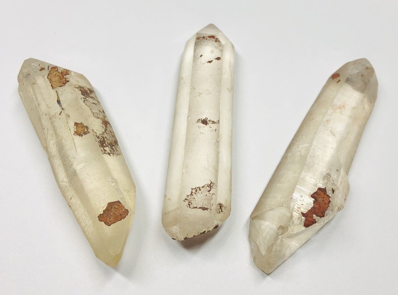 Crystal Clear Quartz 62g 63x15 62x12 60x13mm Terminated Points gallery
