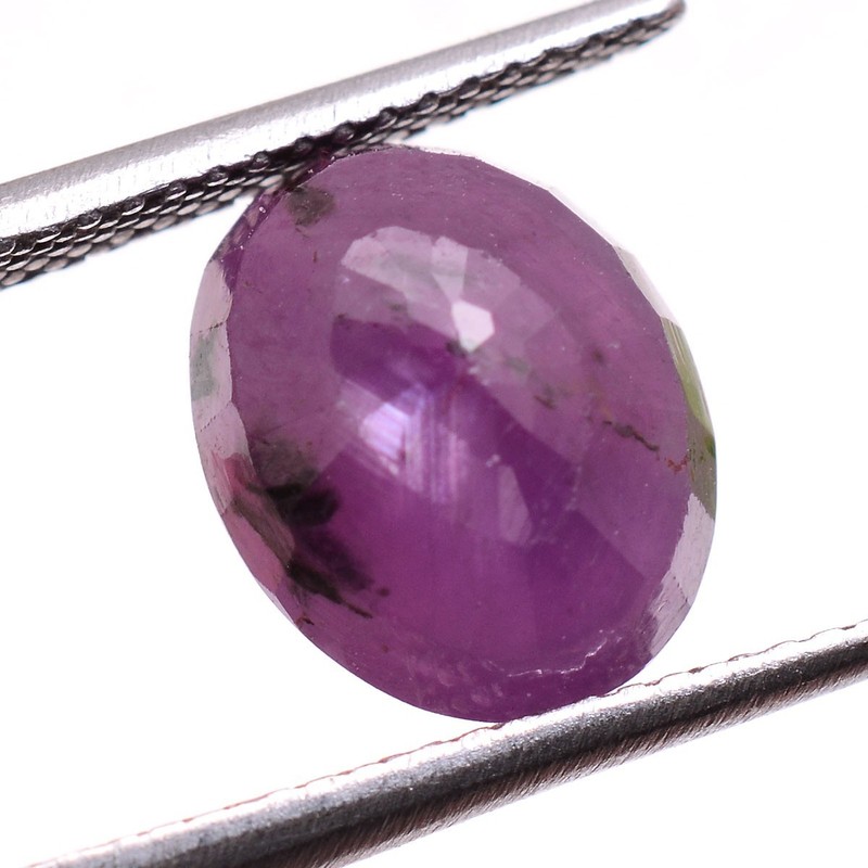 5.64 Cts Natural African Ruby Oval Cut Stunning 10mmx8mm Untreated Huge Gemstone gallery