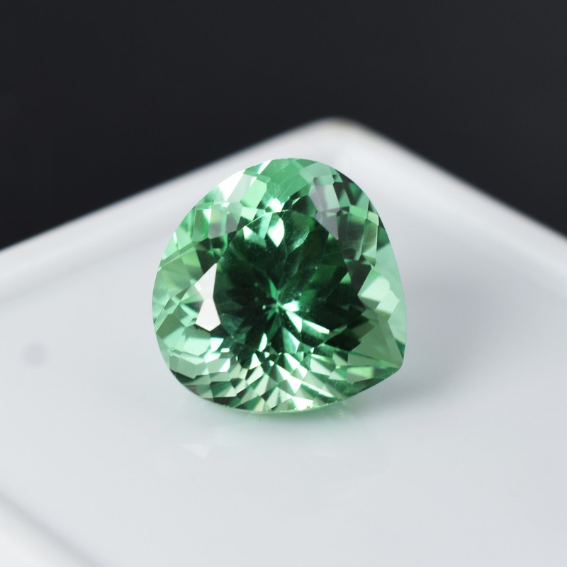Free Gift 10.65 Ct Natural Sapphire Pear Bluish Green CERTIFIED Loose Gemstone