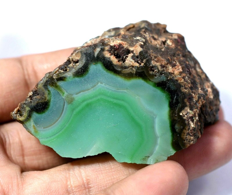 372.55 Ct Natural Multi Color Druzy Agate Top Best Quality Brazilian Slab