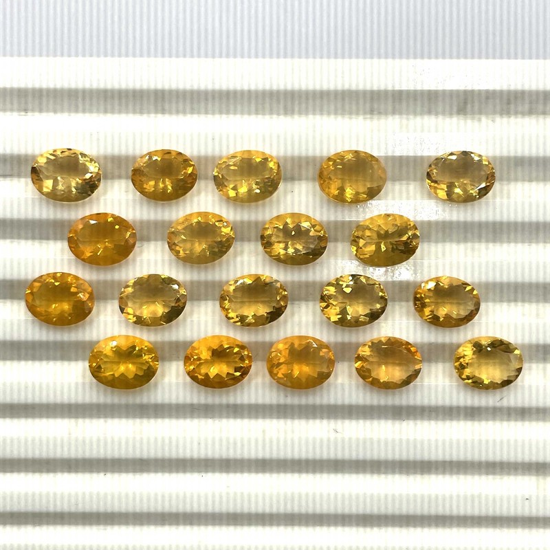 Natural Mexican Fire Opal Oval Cut Loose Gemstone Lot 7*9 MM 5 CT 4 Pcs gallery