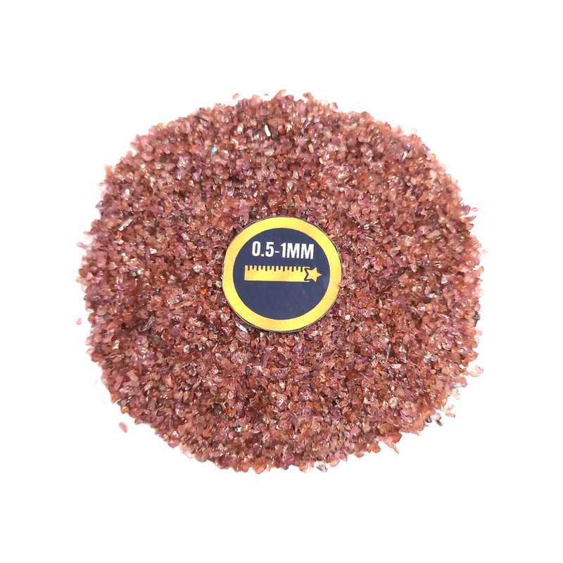 Garnet Crushed Gemstone Sand Powder 0.5-1mm | Great for Crafts, Jewelry Making gallery