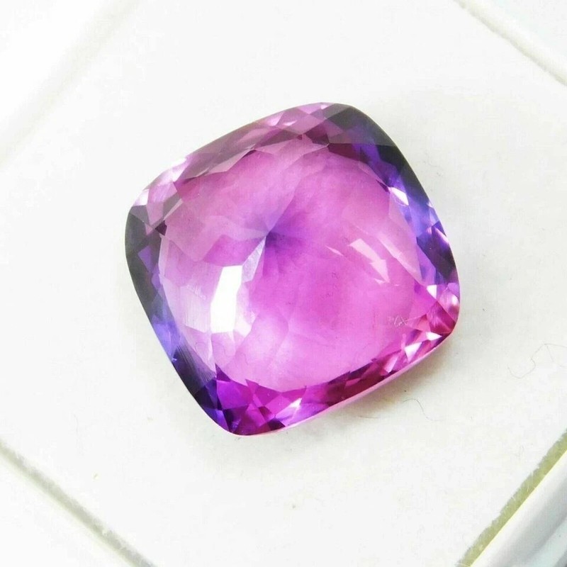 RARE Natural 10 Ct+ Certified Mogok Musgravite Loose Cushion Cut Gemstone gallery