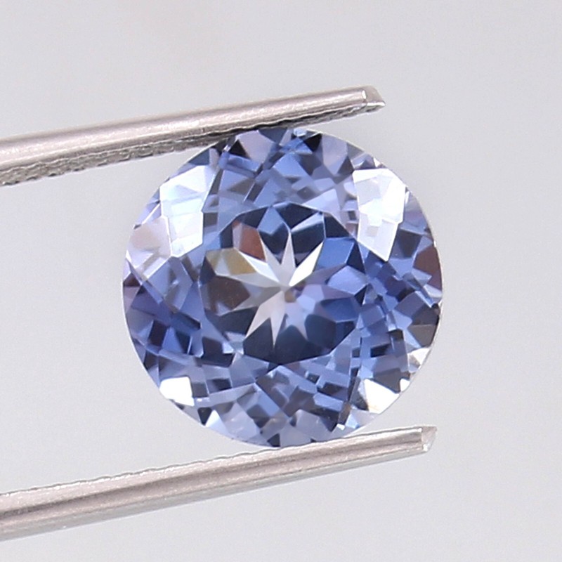AAA 11x11 mm Natural Flawless Ceylon Blue Sapphire Loose Round Cut Gemstone gallery
