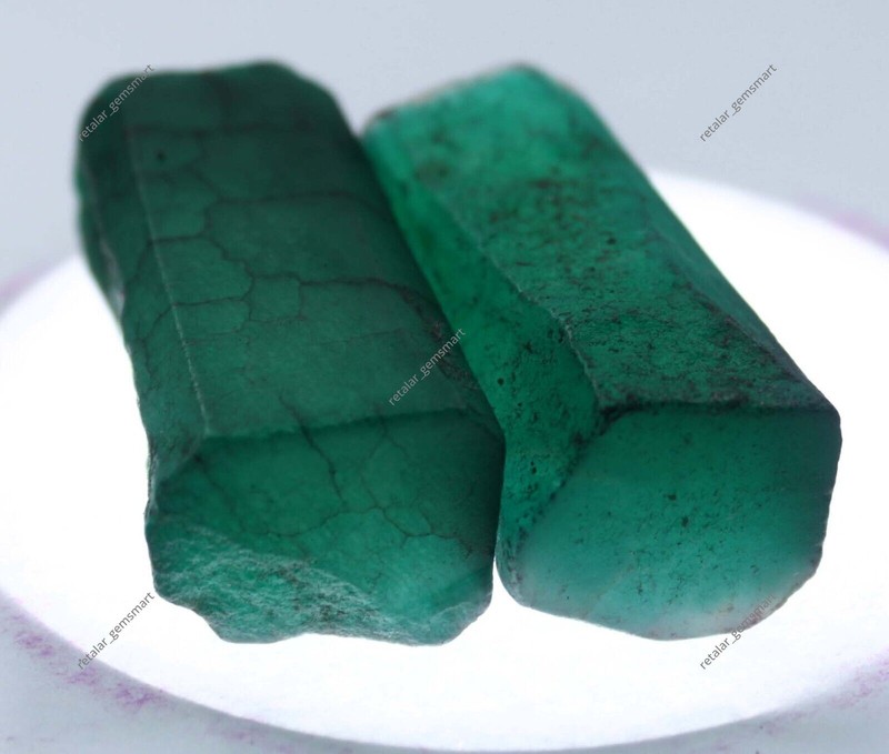 500 Ct Natural Emerald Green Rough Uncut Huge Size CERTIFIED Loose Gemstone gallery