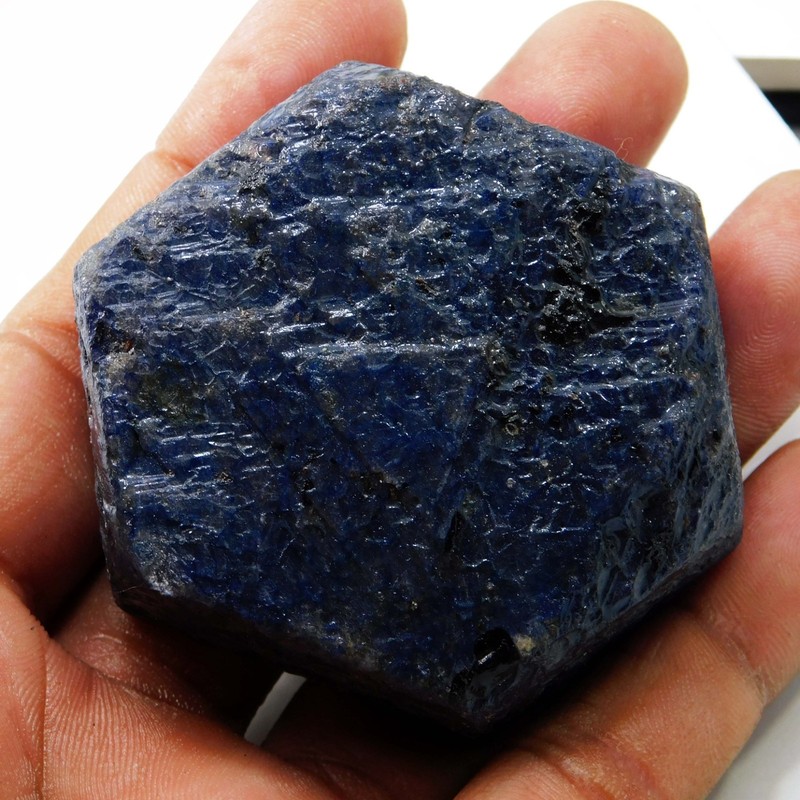 937 Ct Natural Unheated Blue Star Sapphire Specimen Rough Certified Gemstone gallery