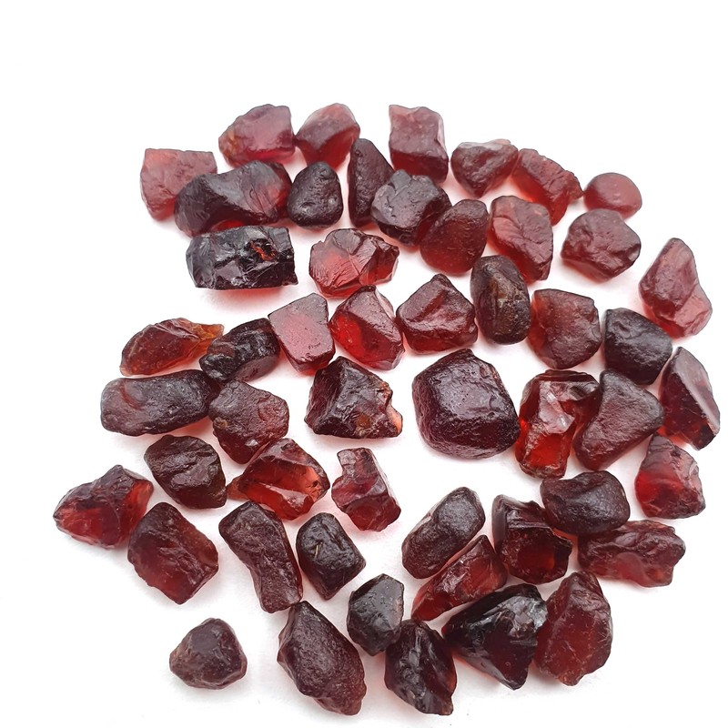Natural Garnet Rough Loose Gemstone Lot Red Garnet Raw 110 CT 5-15 mm