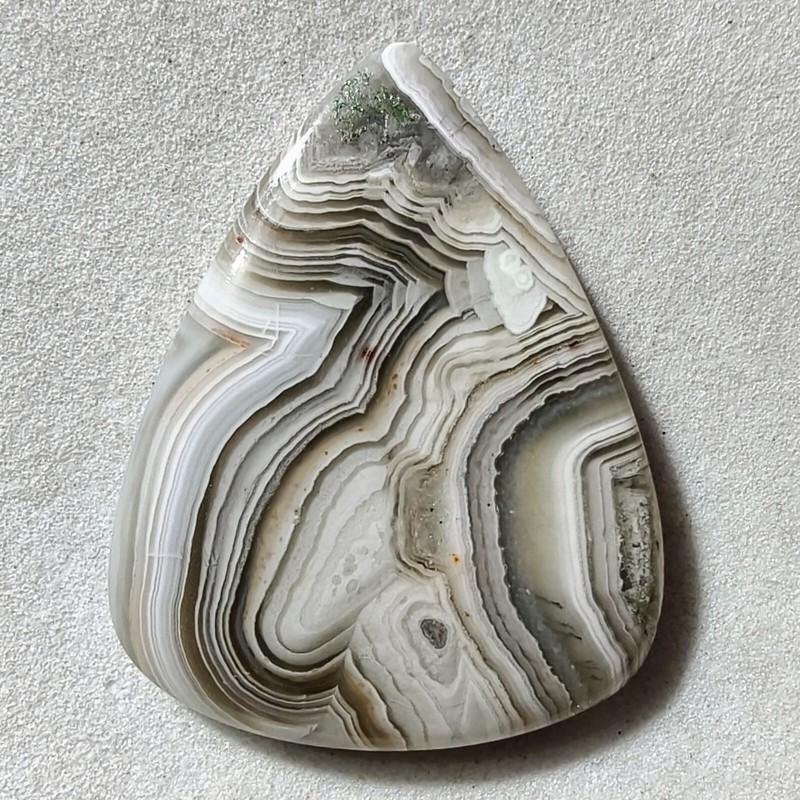 28 Cts Natural Crazy Lace Agate Cabochon Gemstone For Jewelry 32.4×25.5×4.6 MM