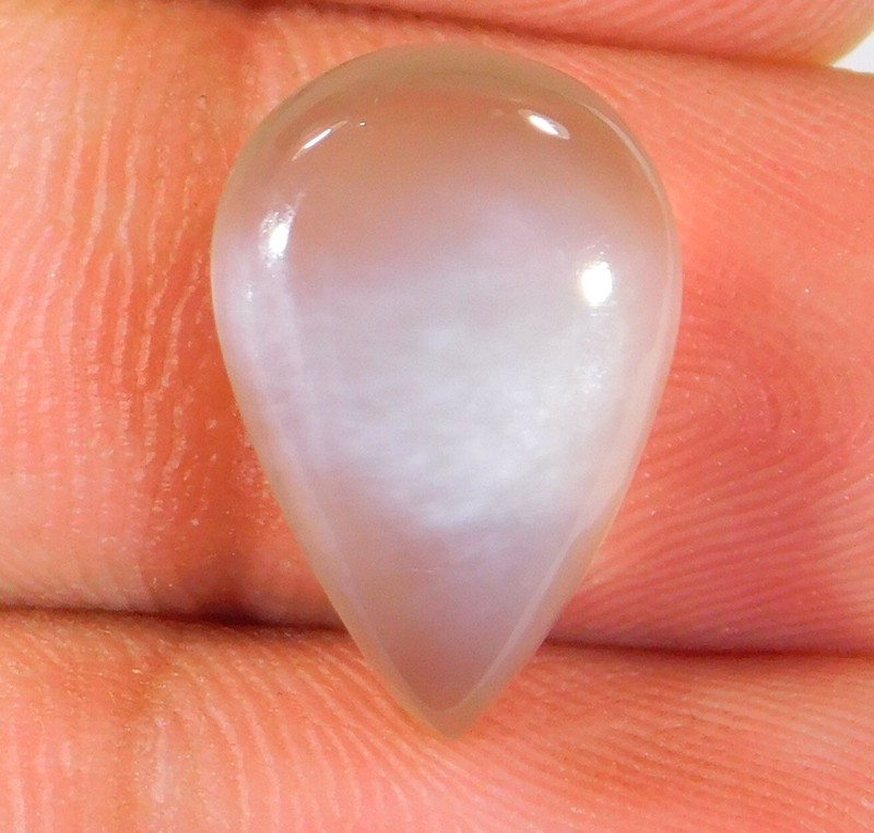 10 Ct 100% NATURAL FIRE PEACH MOONSTONE PEAR CABOCHON GEMSTONE 18x12x6 mm CO=111