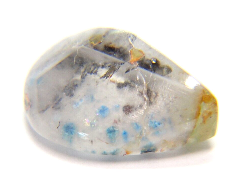 P-1 Paraiba Quartz Gilalite 4.78ct 13x10x6mm Brazil Medusa Quartz free form gallery