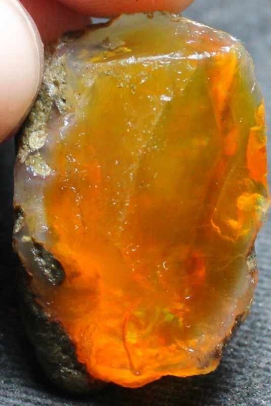 Opal Rough, Ethiopian Opal Rough, Raw opal crystal, fire opal rough 33.80 cts gallery