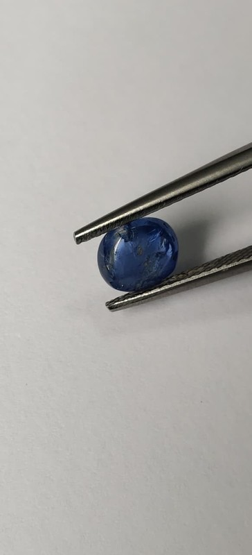 Natural Burma Blue Sapphire Cabochon 3.62 CT | 8.7×7.7 mm Genuine | Not Heated