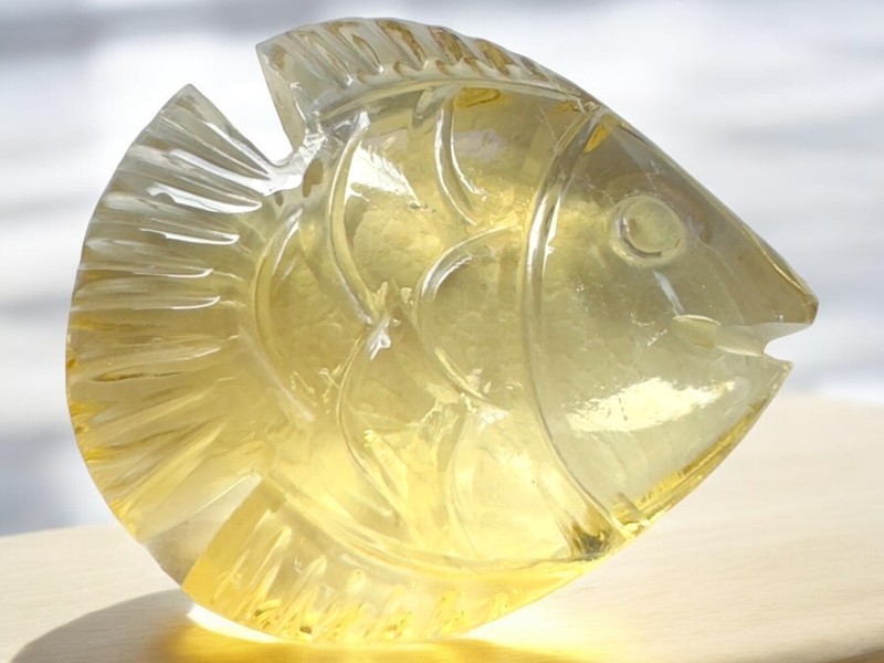 Beautiful Carving Fish, Natural Gemstone Fish, Hand Carved Pendant, For Women,