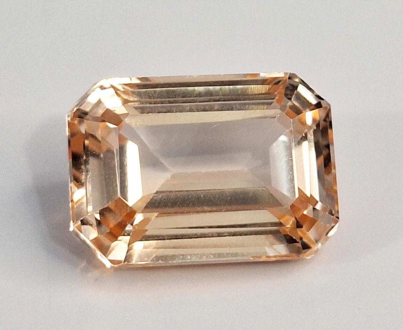 Natural Padparadscha Sapphire Emerald Cut 9-11 Ct Certified Loose Gemstone TQ113 gallery