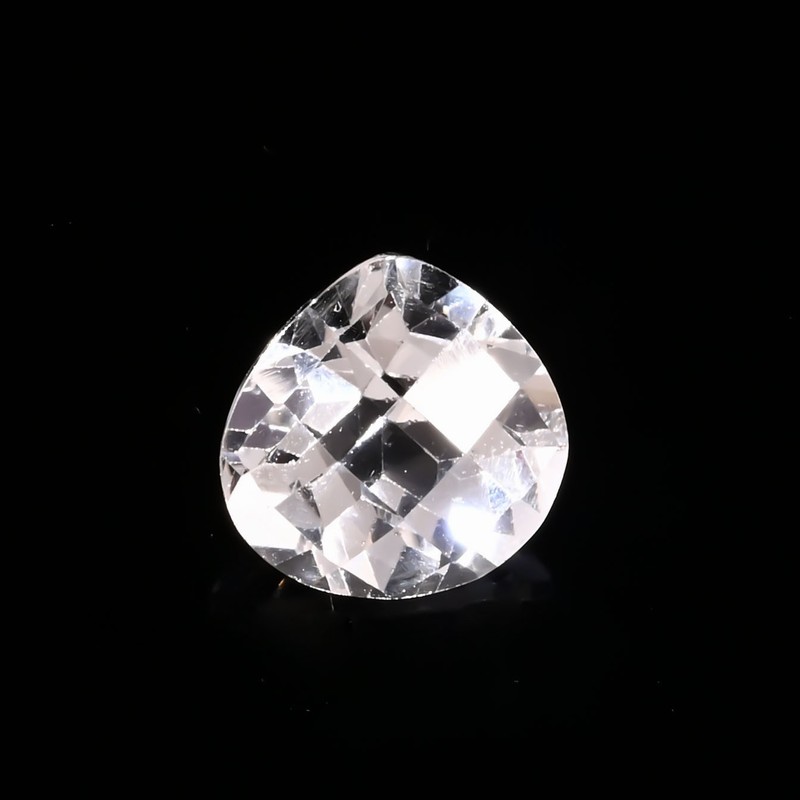 Natural Goshenite Gemstone 3.60 Ct 10x10x7 MM Faceted Loose White Beryl Stone