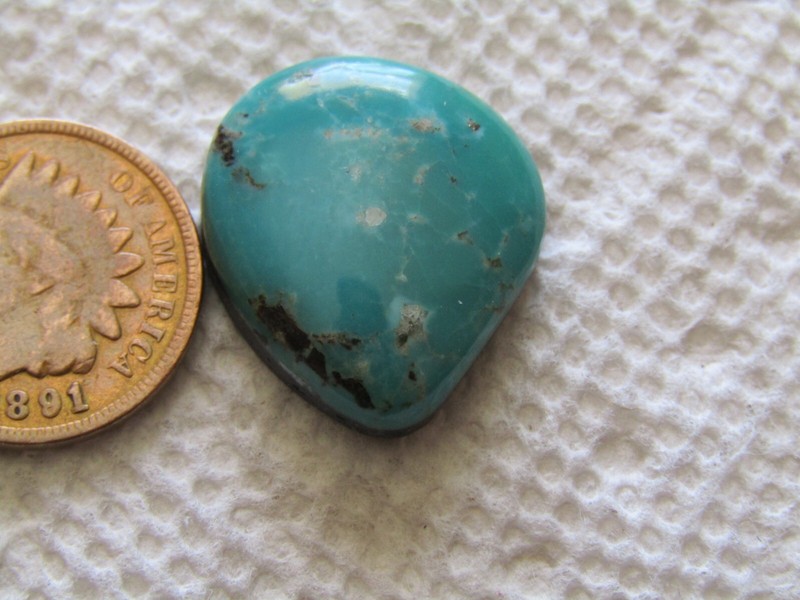 Baja Turquoise 17 carat Cabochon Blue Cab
