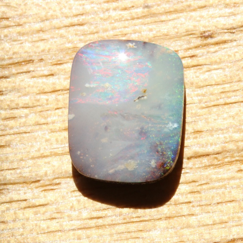 Boulder opal 3.64ct 11 x 9mm Australian opal natural solid loose stone Winton gallery