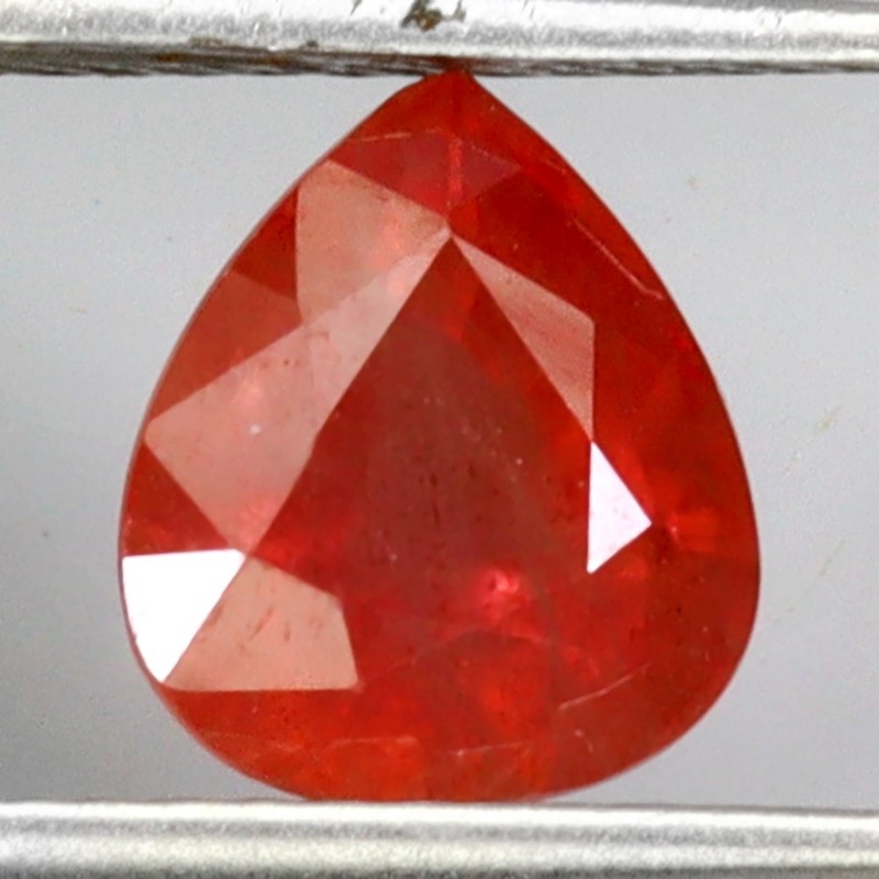 Rare Natural Top Padparadscha Sapphire Tanzania Africa 2.34ct 8x7mm Gemstone Wow