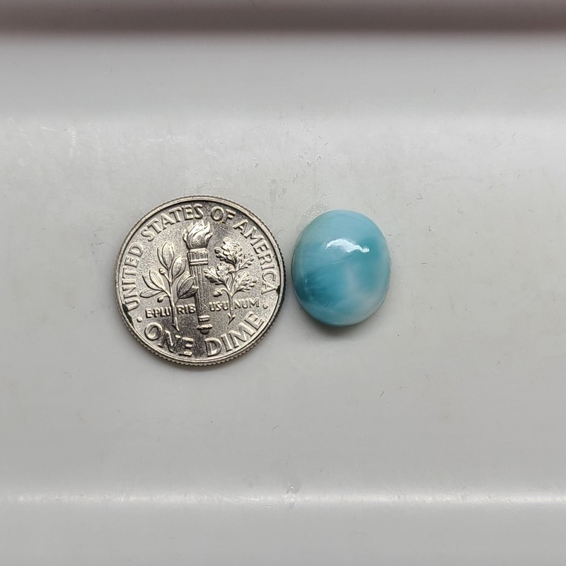Larimar 6x4mm 7x5mm 8x6mm 9x7mm 10x8mm 12x10mm 14x10mm Oval Cabochon Gem(s) gallery