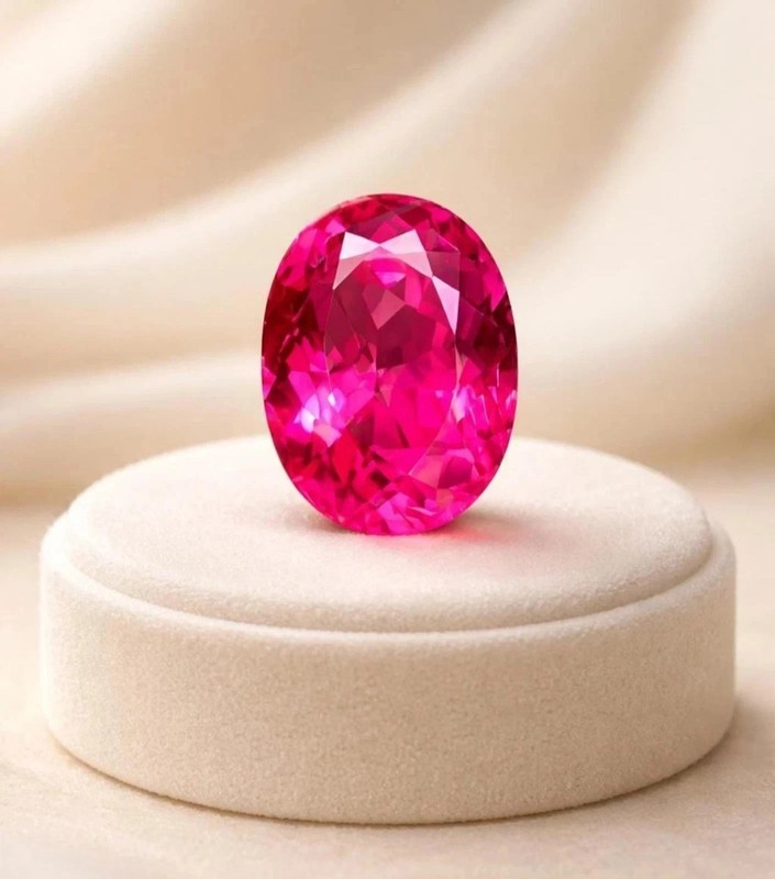 AAA Unheated 16.20 Ct Natural Flawless Pink Ceylon Sapphire Loose Oval Gemstone