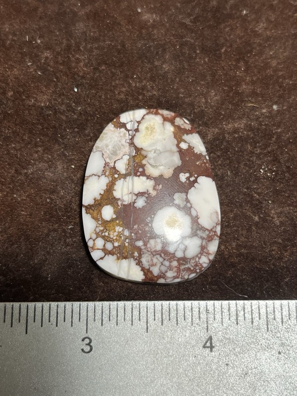 Wild Horse Magnesite Cabochon 73ct High Grade Pattern Crazy Horse Jasper Cab gallery
