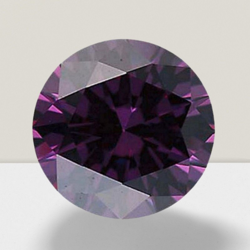 Amethyst Round Cut Gemstone 0.50 Cts – 5 mm Flawless Loose Gem #