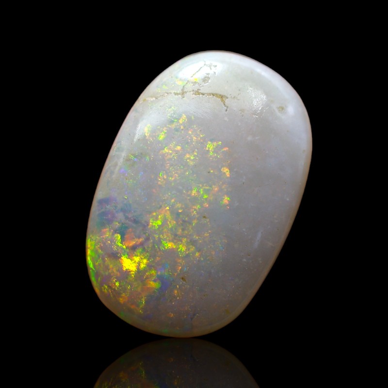 9.00 Cts Oval Fire Opal Cabochon Semiprecious Gemstone Natural 19x13x5 mm gallery