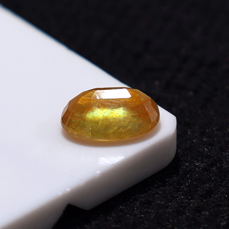 2.45 CT Natural Bangkok Sapphire ( Diffused ) 9mmx6mm Oval Faceted Cut Gemstone gallery